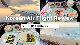 Korean Air Flight Review | JFK ↔️ ICN Economy Class | Is it as great as everyone says?