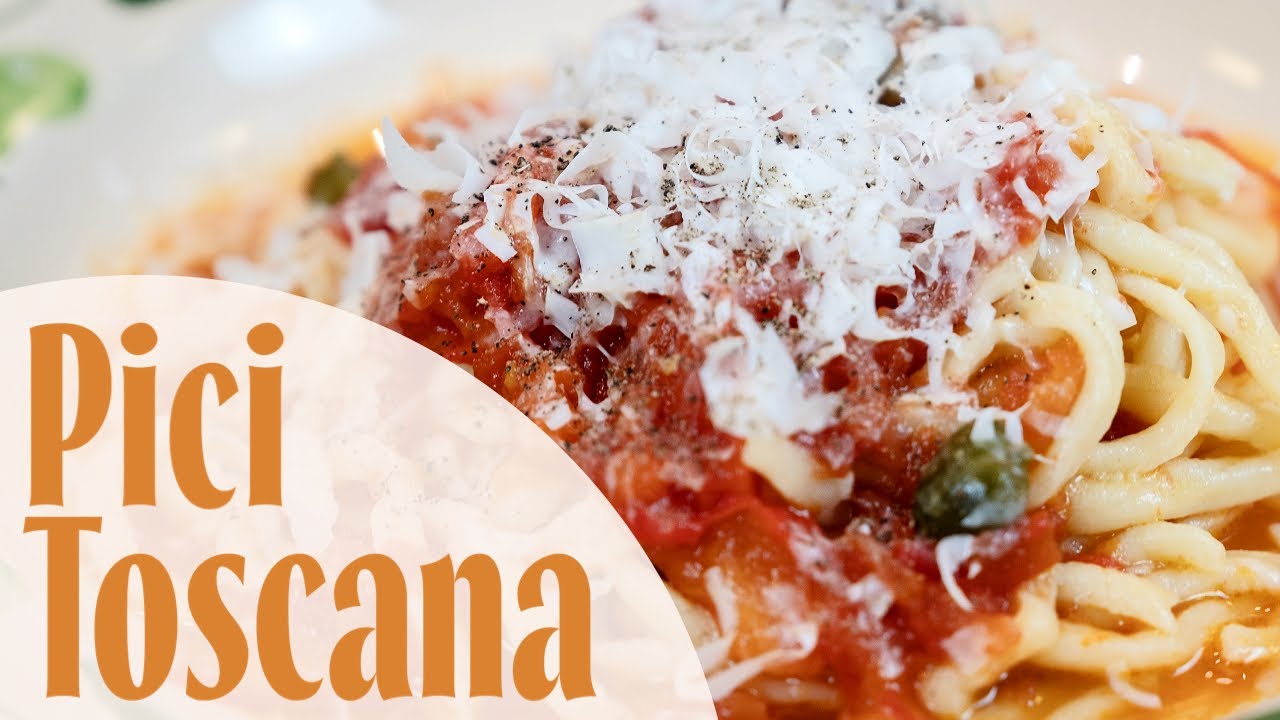 Pici - original italienische Pasta aus der Toskana, einfach zuhause selber machen