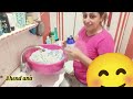 روتين يومي للست المصريه الاصيله   في الغساله العاديه دى  عندي ايدي ورجلي ما اقدرش استغنى عنها    حالتي