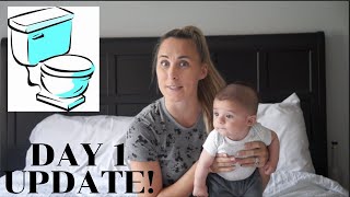 DAY 1 POTTY TRAINING| 3 DAY METHOD UPDATE