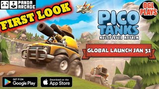 Pico Tanks: Multiplayer Mayhem Gameplay First Look (Android IOS) screenshot 1