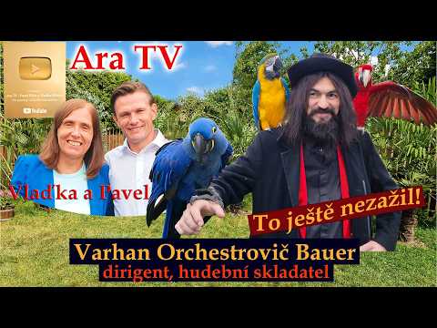 792 - Dirigent Varhan Orchestrovič Bauer s rodinou v Království papoušků - momentky z natáčení