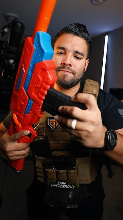 Can A NERF Gun Shoot Real Bullets? #NERF #guns