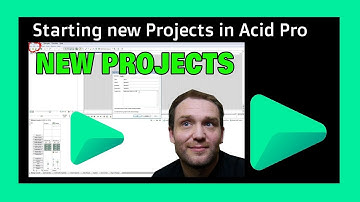 Acid Pro - How to start NEW PROJECTS in 5.1 surround. Quick tip video [best settings]