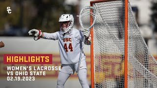 Women's Lacrosse - USC 18, Ohio State 10: Highlights (2/19/23)