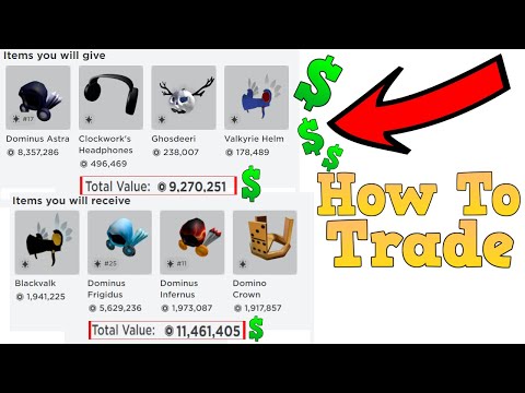 Road To Dominus (BIG TRADES!) Roblox Trading Ep 1 