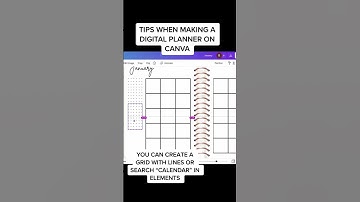 Tips When Making A Digital Planner On Canva! #canva #canvahacks #canvatutorial #tutorial #howto