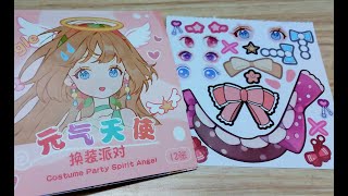 Thiết kế sticker Anime: 12 thiên thần Nghèo-Thiên thần Giàu cực đẹp cute/1001 Câu Chuyện