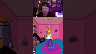 Bart Pranks Homer With The Deodorant Applicator In The Simpsons Fortnite Season