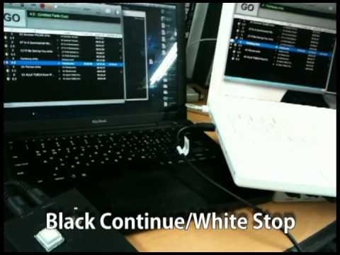 QBox MIDI : 2 QLab Start Sync (include Script)