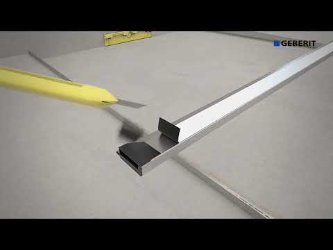 Профиль сбора воды для душевого элемента Geberit