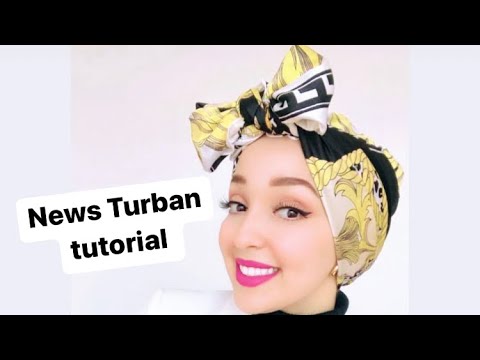Everyday simple Turban Tutorial ️/News Tutorial Turban - YouTube