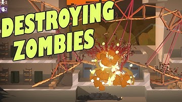 Building HUGE Structures To DESTROY The Zombie Apocalypse - Bridge Constructor: The Walking Dead