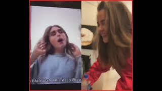 Tessa Brooks Reacts To Bart Baker Parody (it's everyday bro)