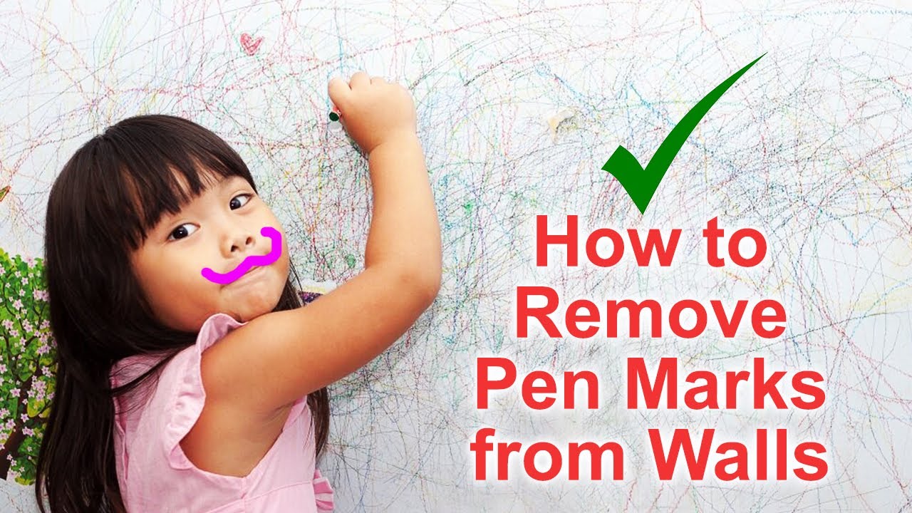 How To Remove Pen Marks From Walls YouTube