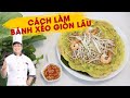 Hướng dẫn làm bánh xèo vàng ngon, giòn lâu | Nấu Ăn Ngon