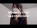 moving out of san francisco vlog part two: a MUKBANG • indian food, bagels, in-n-out, mcrib, cookies