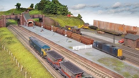 Superb Charwelton model railway layout in OO gauge