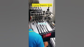 How to Make Magnetic Strip on Membership Cards  #cardmaking #printing #machine #madeinchina