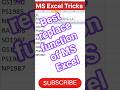 Amazing replace function of MS Excel #exceltips #excelforbeginners #excel #excelshorts #exceltricks
