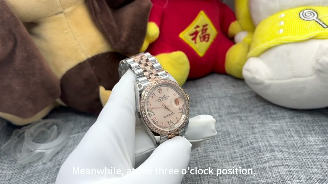 Rolex Two Tone Rose Gold Datejust 36 Ladies' Watch 