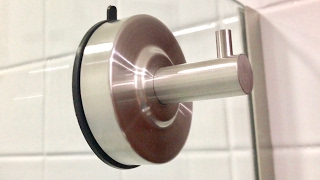 Vacuum Suction Cup Sucker Shower Towel Hooks Holder Bathroom Wall Door Hanger RS 