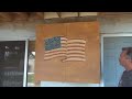 USA Flag Engraved on Outdoor TV Cabinet USA Flag Engraved on Outdoor TV Cabinet