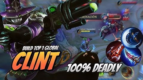 Clint One Shot Build Crazy Critical Damage | Build Top 1 Global Clint | Mobile Legends