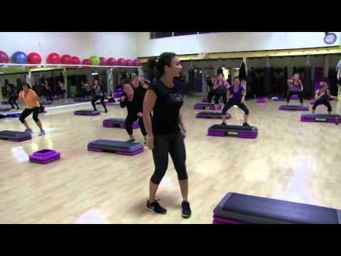 Cathe Friedrich's High Low HiiT Live With Step Workout Video