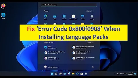 Fix ‘Error Code 0x800f0908’ When Installing Language Packs