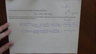 Limiting Reagent and Excess Reagent
