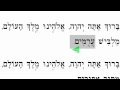 Birchot Hashachar -ברכות השכר