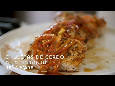 Chuletas de cerdo a la naranja - YouTube