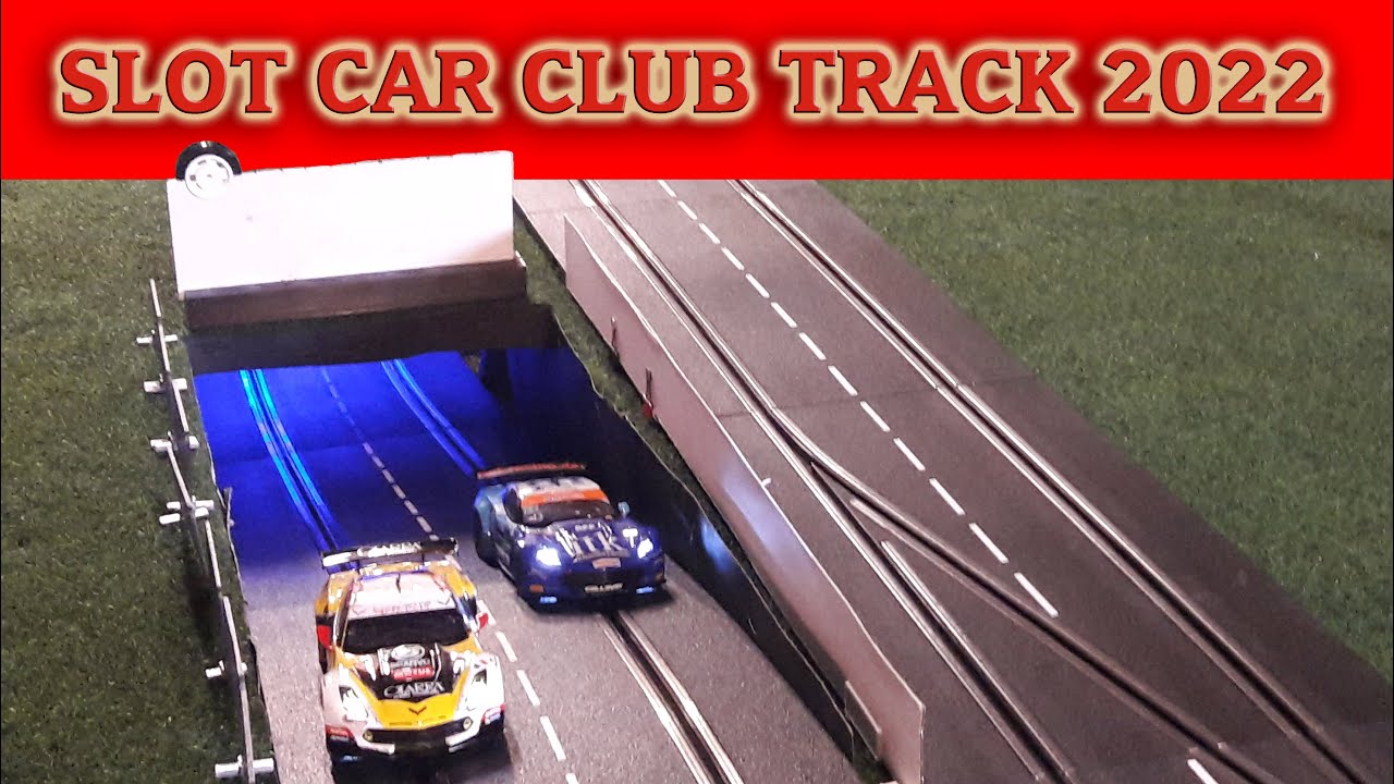 New Slot Car Club Track - Carrera Digital 124/132 Slot Car Track Layout -  YouTube