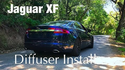 Jaguar XF Diffuser Install | CarMAN