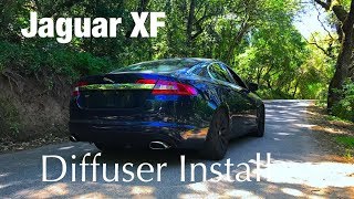 Jaguar XF Diffuser Install | CarMAN