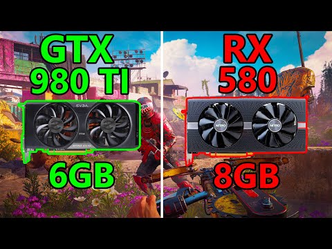GTX 980 TI vs RX 580 - 6 Games tested on 1080P