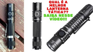 Comparativo de Lanternas Táticas Sofirn SP31 V2 Sofirn SP35T e Wurkkos FC12