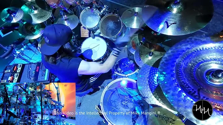 Mike Mangini  Drum Cam The Alien Live w/Album Music