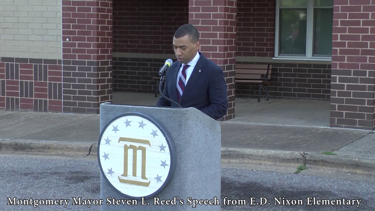 Mayor Steven L. Reed's Speech from E.D. Nixon School - YouTube
