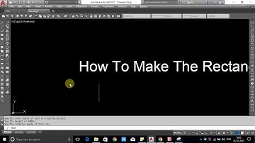 How To Make The Rectangle Or Square With Actual Dimensions In AutoCAD2014, 2015, 2016 & 2017