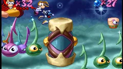 Rayman 1 PC Walkthrough Part 8 "Band Land - Mr. Sax