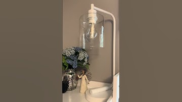 Desk lamp upgrade - Lalia Home Modern Iron Desk Lamp with Glass Shade