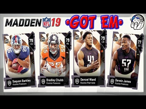 I GOT MY ROOKIE PREMIERES! LINEUP UPDATE! MUT 19 | Madden 19 Ultimate Team