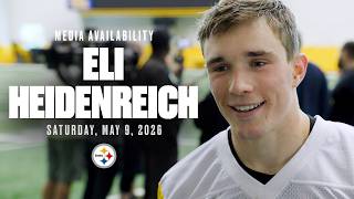 Eli Heidenreich Media Availability (May 9) | Pittsburgh Steelers