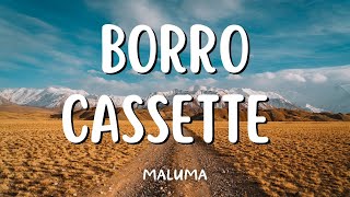 Maluma - Borro Cassette (Letra-Lyrics)