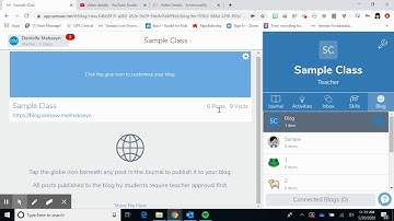 Creating a Class Blog in Seesaw