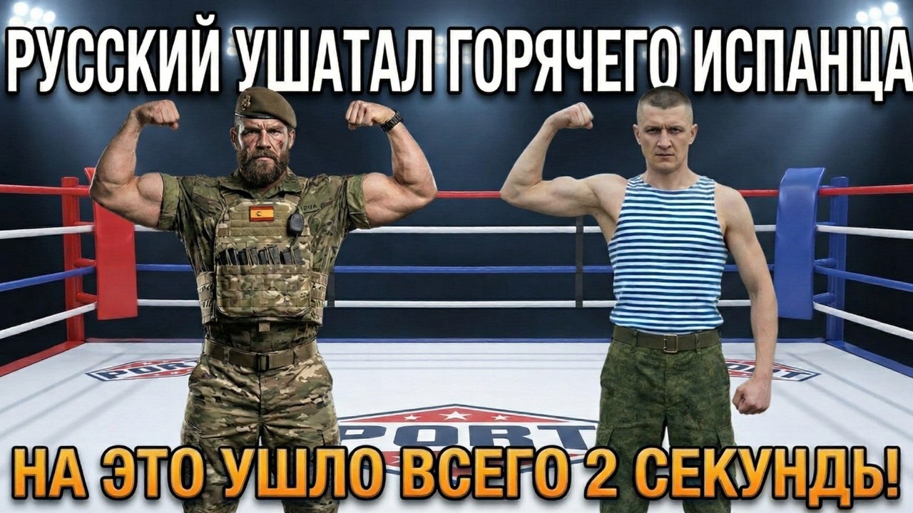 Вырубил «Ван Дамма» за 2 секунды: Случай в Испании