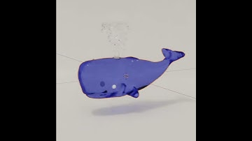 #Shorts 3D Sculpting Time-lapse (Whale)🐳