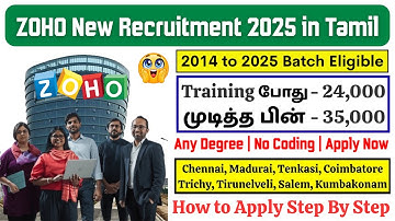 Zoho Technical Support Engineer Recruitment 2025 😍 Zoho Jobs for Freshers in Tamil Nadu | Apply Now